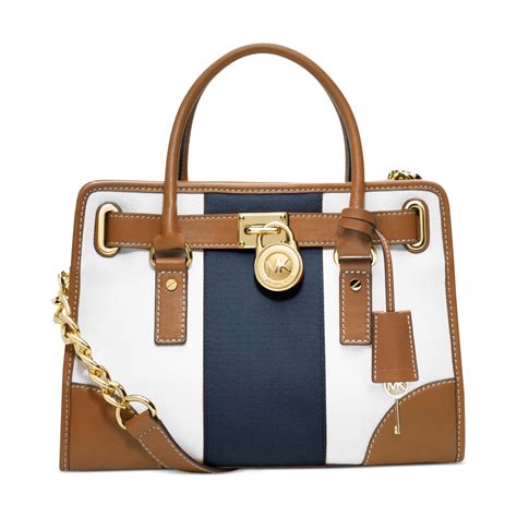 michael kors hamilton mono stripe|Michael Kors Hamilton Striped Bags & Handbags for Women.